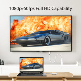 j5create ScreenCast includes USB-A extension cable for flexible placement