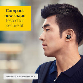 Jabra Elite 75t shows battery life suitable for all-day listening with case.