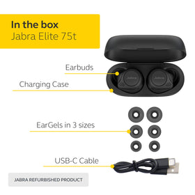 Jabra Elite 75t performs reliably in windy environments for clearer calls.