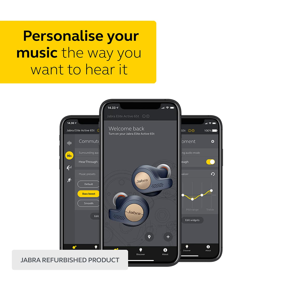 Jabra Elite Active 65t packaging and included accessories showing ready-to-use convenience
