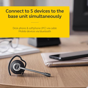 Jabra Engage 75 SE all-day battery supports long conversations.