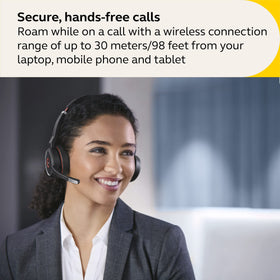 Jabra Evolve 75 SE dual connectivity for multi-device use in daily work.
