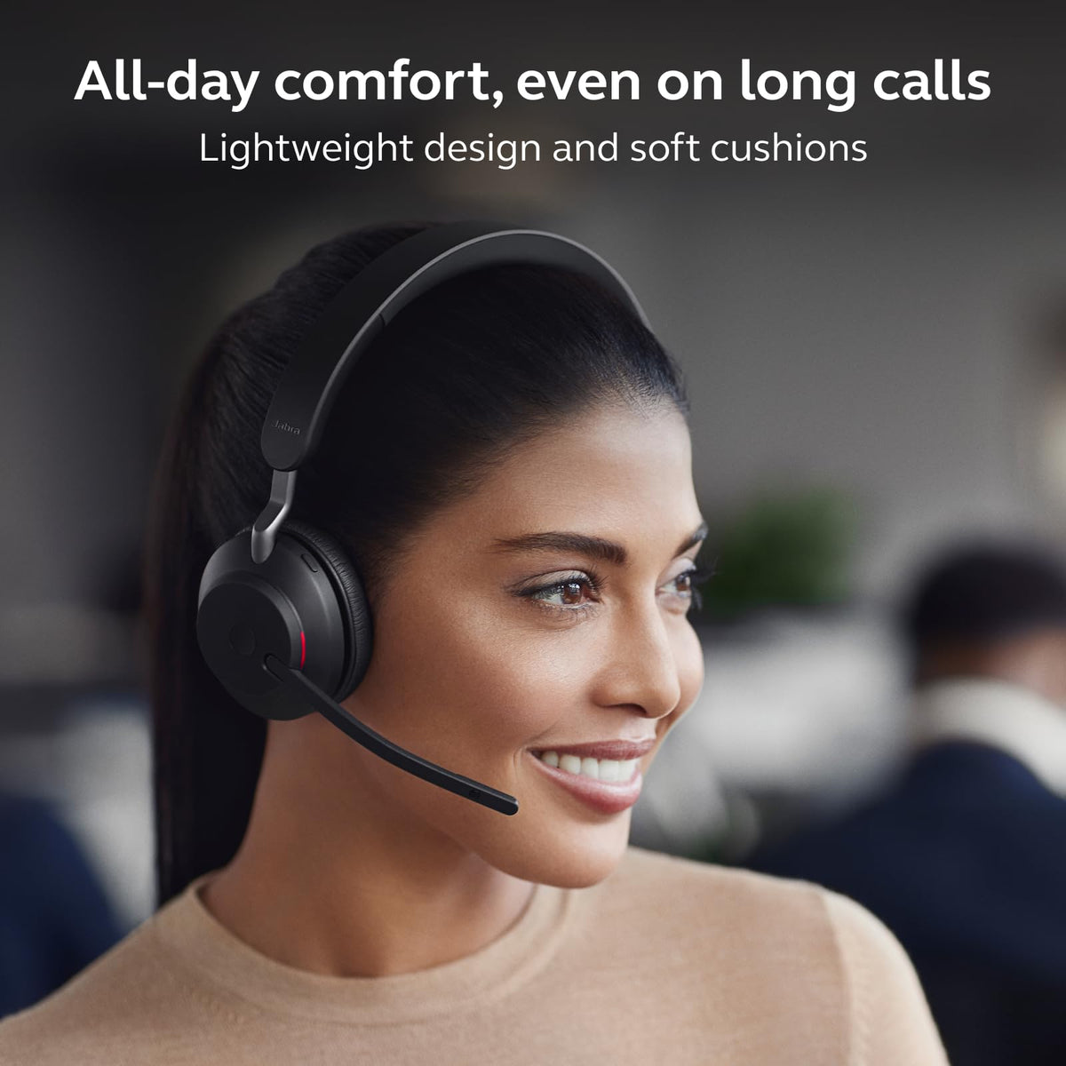 Jabra Evolve2 65 37-hour battery keeps you productive all day