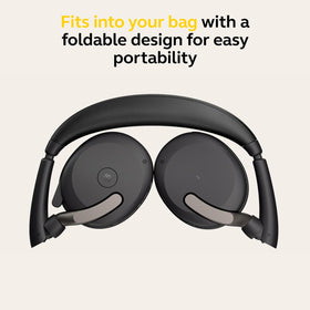 Jabra Evolve2 65 Flex with AirComfort headband keeps you comfortable all day.