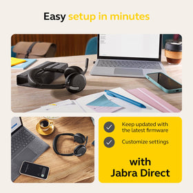 Jabra Evolve2 65 Flex hybrid ANC minimizes distractions