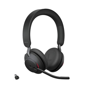 Jabra Evolve2 65 passive noise cancellation helps you focus during calls