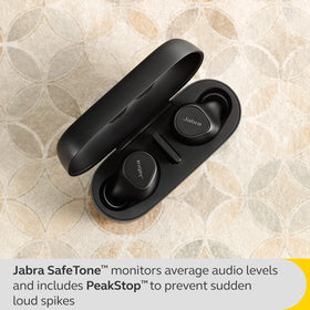 Jabra Evolve2 mono-mode lets you use one bud while charging the other