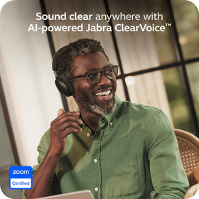Jabra Evolve3 75 advanced-ANC in active environments reduces distractions.