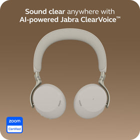 Jabra Evolve3 75 adaptive ANC adjusts to your environment.