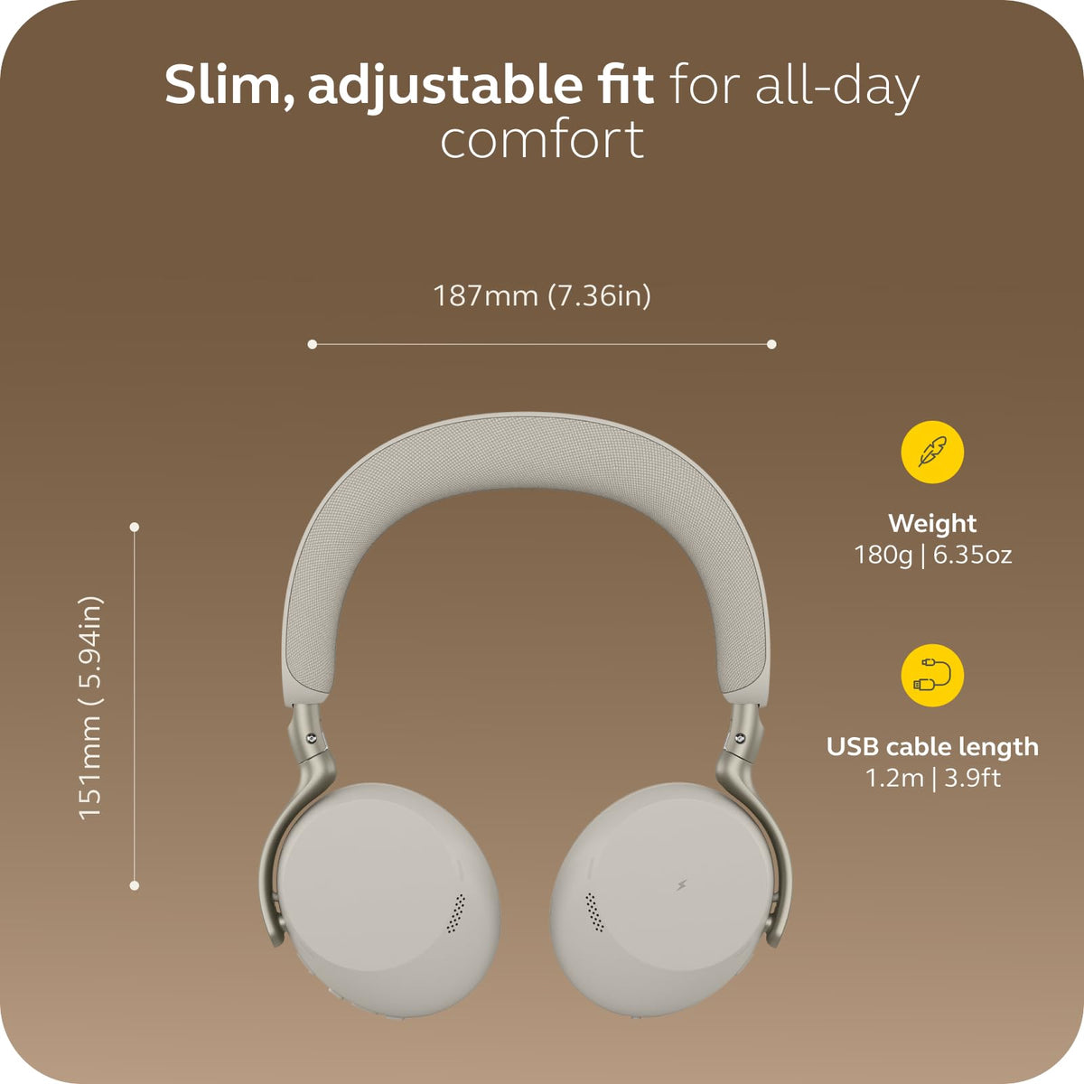 Jabra Evolve3 75 with dual Bluetooth setup for laptop and phone