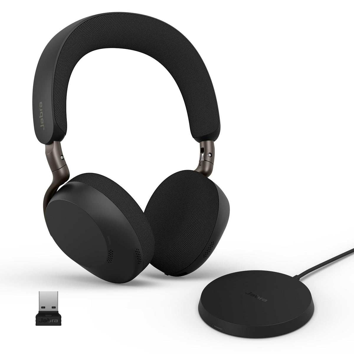 Jabra Evolve3 75 on-ear headset for all-day comfort and clear calls.