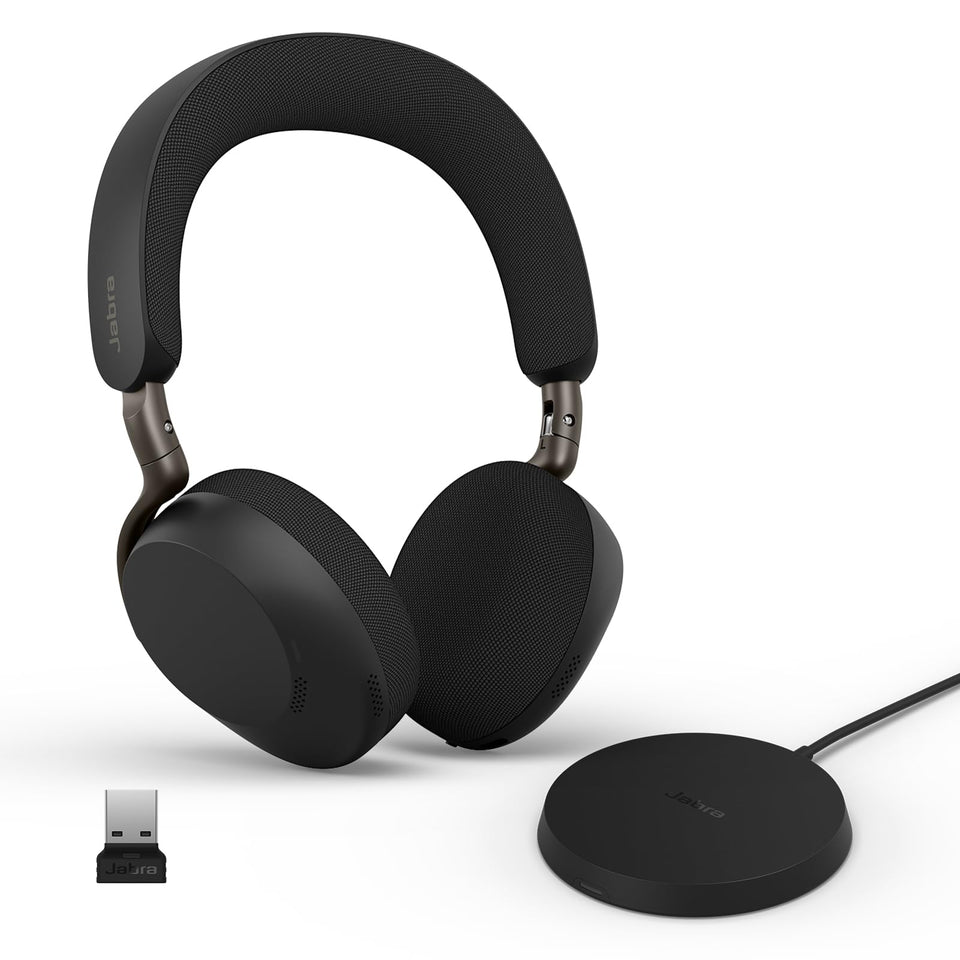 Jabra Evolve3 75 on-ear headset for all-day comfort and clear calls.