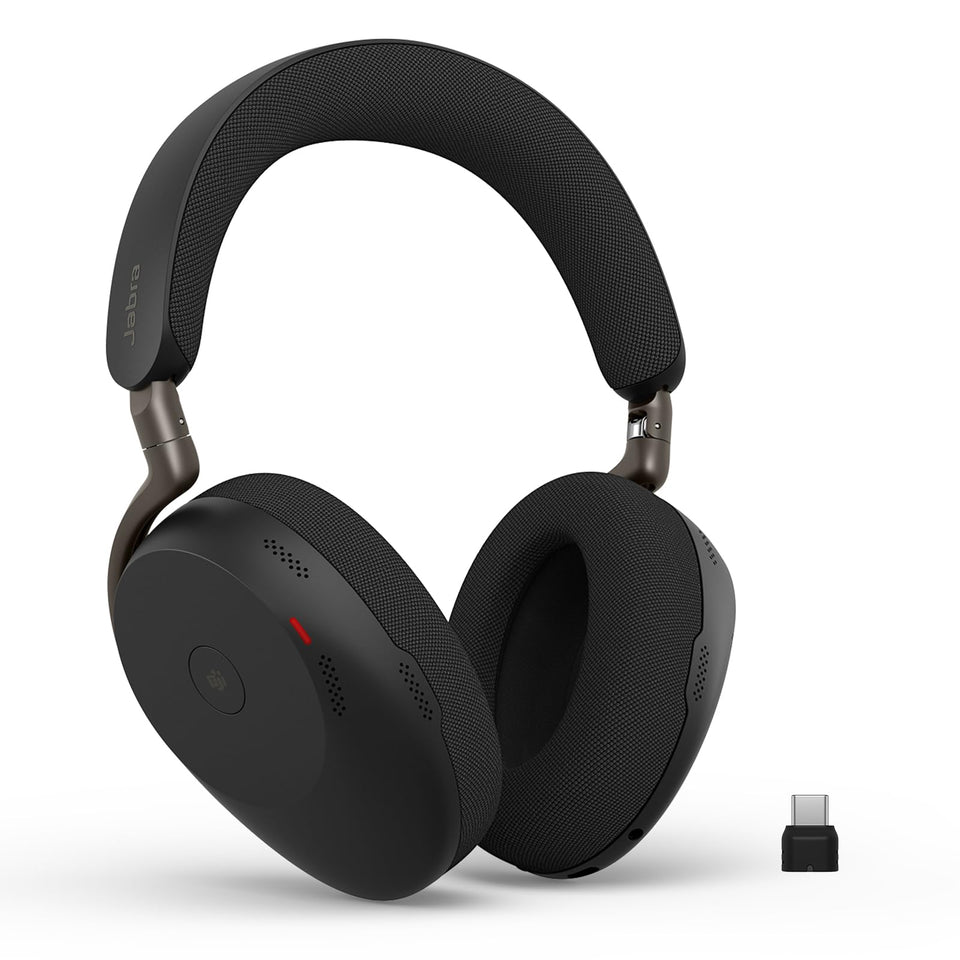 Jabra Evolve3 85 foldable design headset for on-the-go professionals.