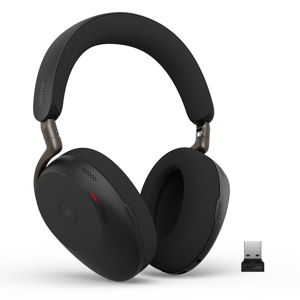 Jabra Evolve3 85 over-ear headset for clear calls in busy environments