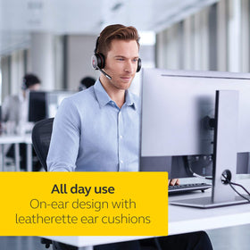 Jabra Evolve75 comfortable design for all-day wear