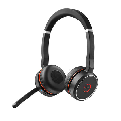 Jabra Evolve75 headset on-ear for crisp calls and music
