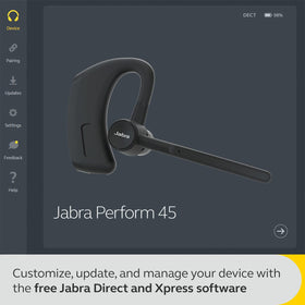 Jabra Perform 45 EarGels in three sizes for comfortable all-day wear.