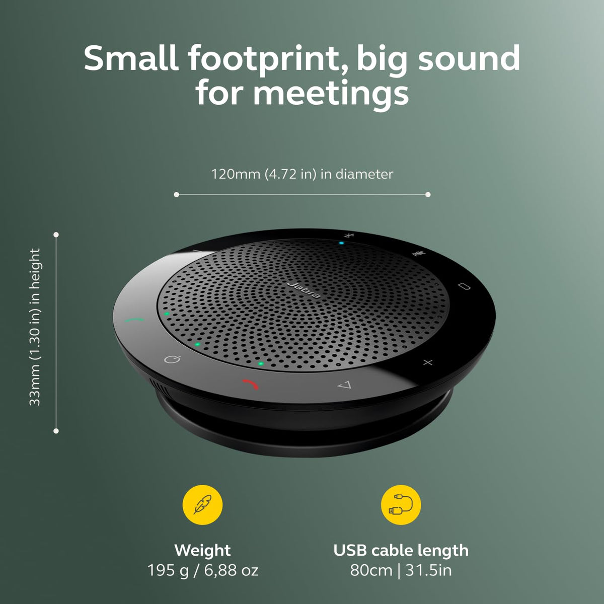 Jabra Speak 510 carrying case for travel-ready audio.