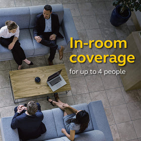 Jabra Speak 510 UC travel pouch and slim form factor for on-the-go meetings.