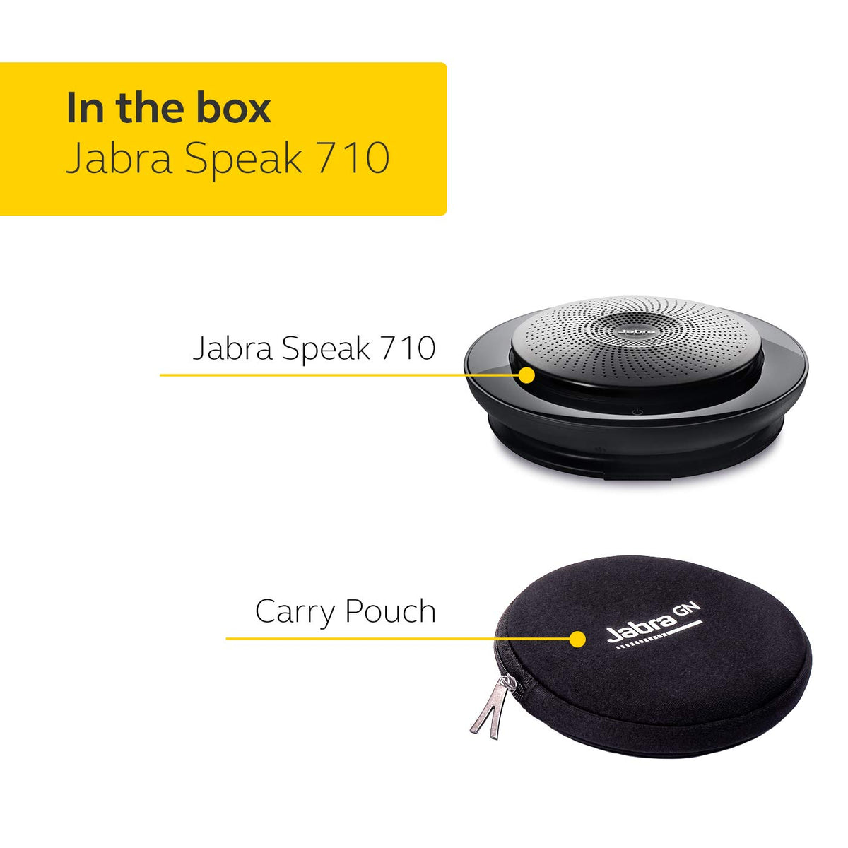 Jabra Speak 710 used at home office or while traveling for flexible conferencing