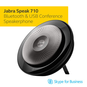 Jabra Speak 710 portable design with travel pouch for easy on the go meetings