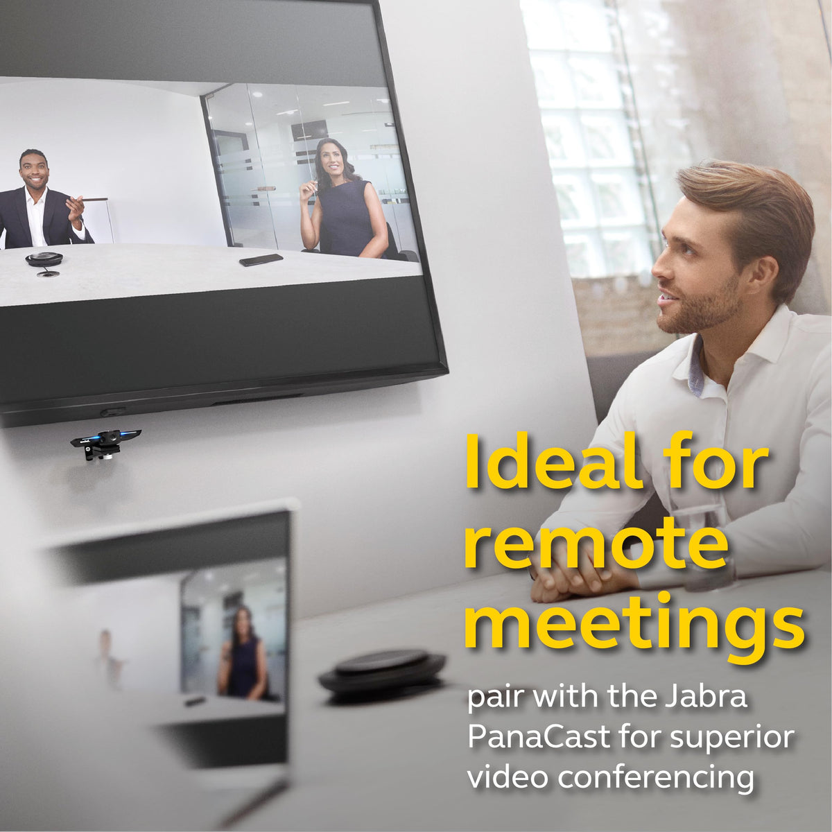 Jabra Speak 750 compact design fits small meeting spaces