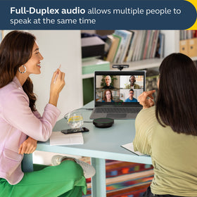 Jabra Speak2 40 four beamforming microphones for natural conversations