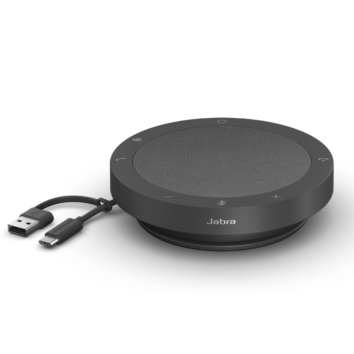 Jabra Speak2 40 portable speakerphone front view for hybrid meetings