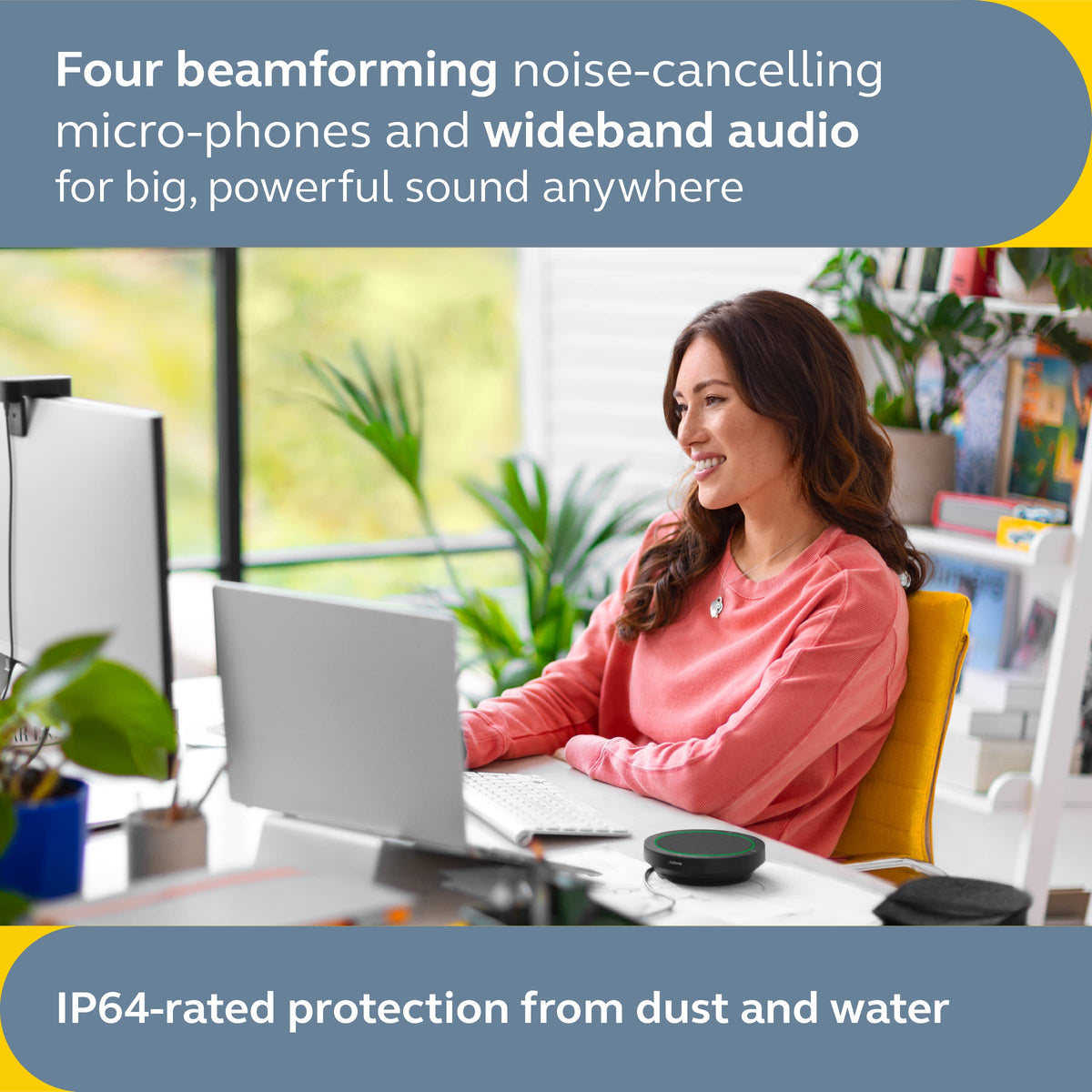 Jabra Speak2 40 voice level normalization keeps voices balanced