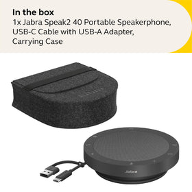 Jabra Speak2 40 water and dust resistant for busy spaces
