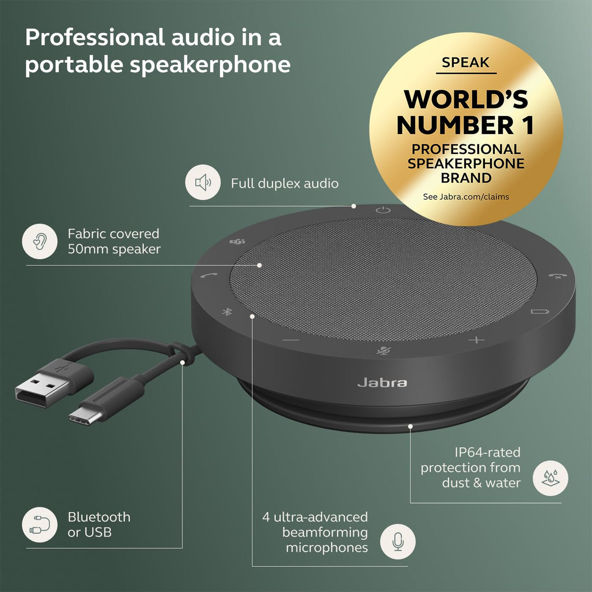In use during virtual meetings, enabling crisp, natural conversations.