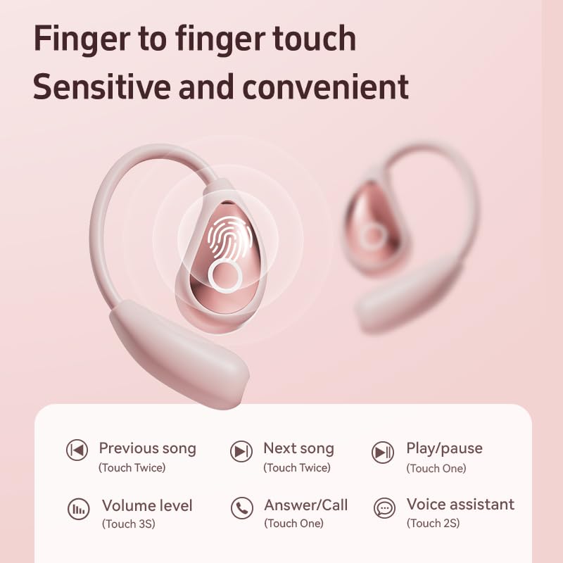 Jacuate Open Ear Earbuds ideal for running and cycling workouts