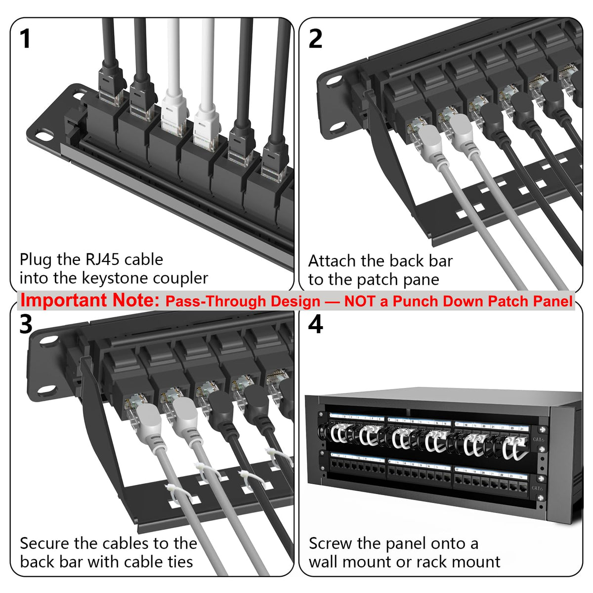 Jadaol label and port numbering closeup aiding simple port identification benefit