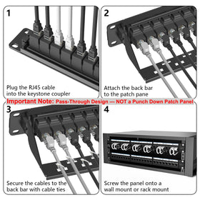 Jadaol label and port numbering closeup aiding simple port identification benefit