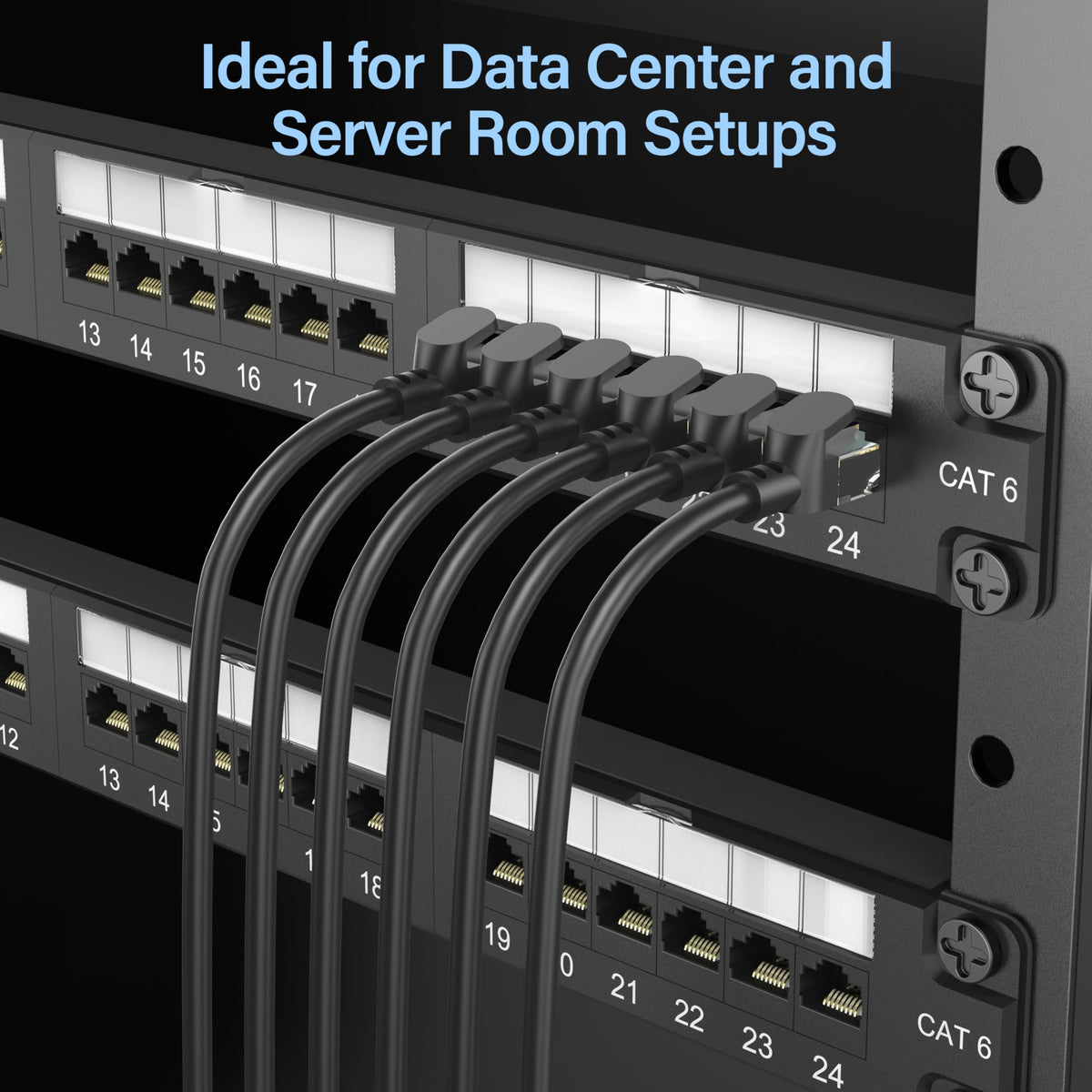 Jadaol side profile with T568A/B labels aiding error-free wiring during setup