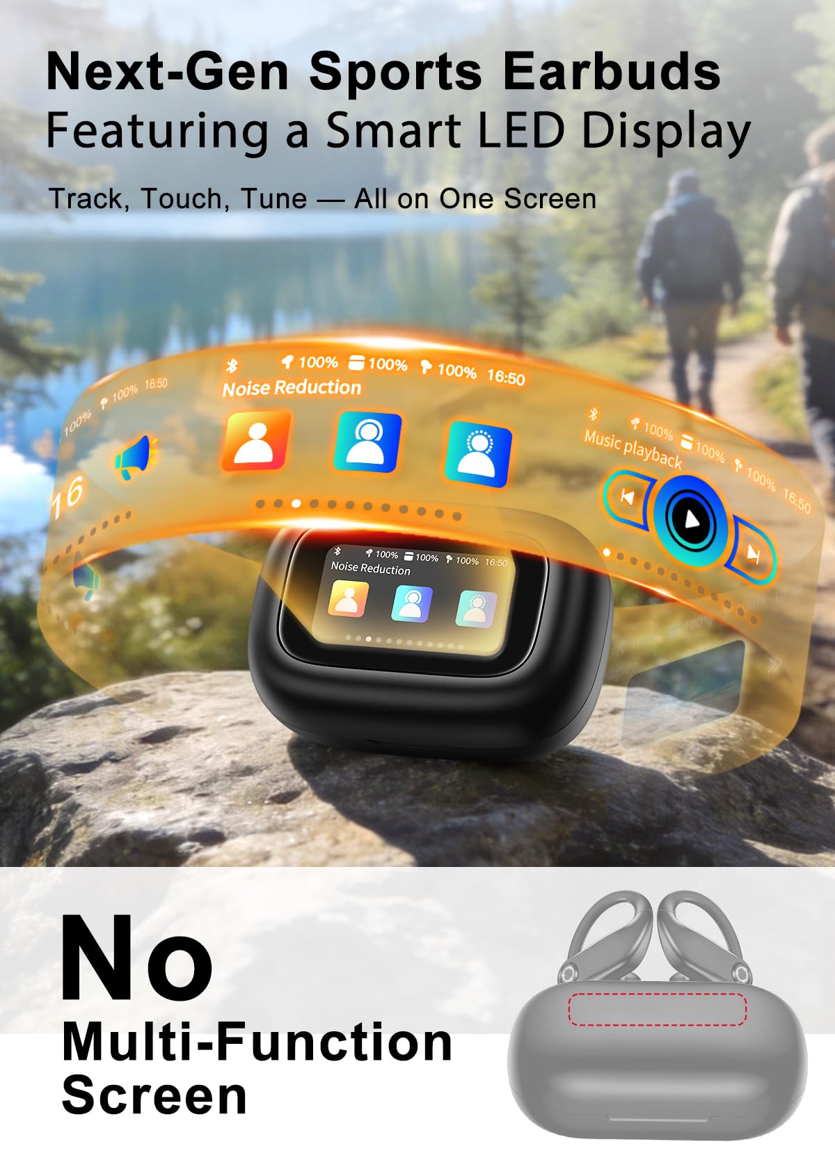 jaddsa earbuds Bluetooth 5.4 with fast pairing and stable connectivity