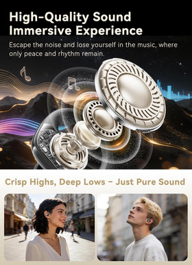jaddsa IPX7 waterproof earbuds withstand sweat and rain