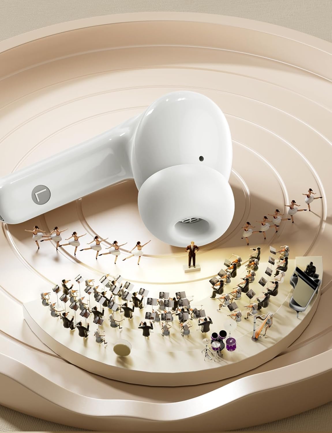 jaddsa T18 earbuds fit snugly for long wear during workouts and commutes