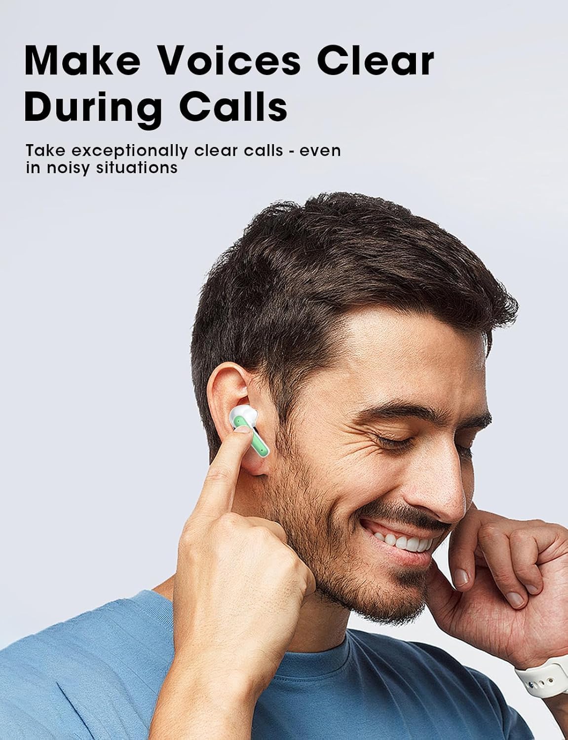 jaddsa T18 earbuds IPX7 waterproof for rain and sweat