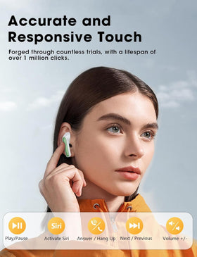 jaddsa T18 microphone ensures clear calls and voice assistant use