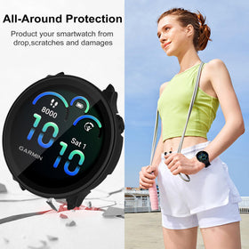 JADTILXY watch worn while running showing secure fit and durability