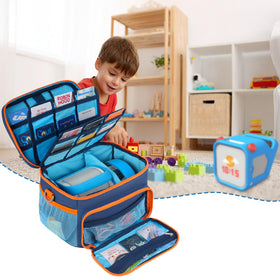 Jaffzora carrying case with sturdy handle and detachable strap