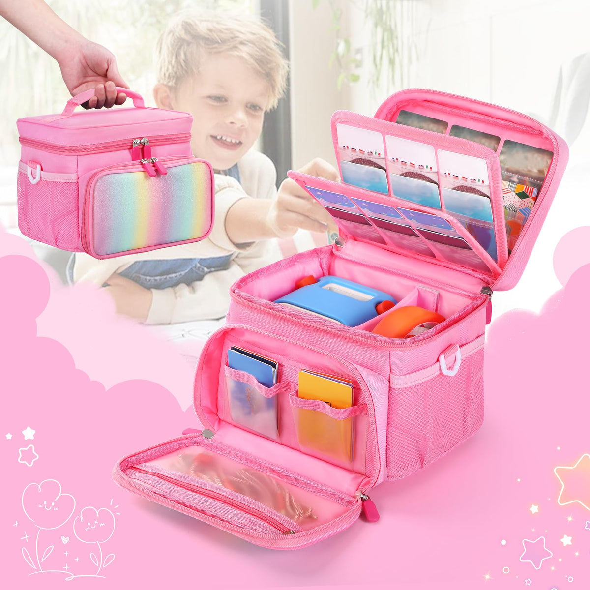 Durable polyester with reinforced stitching resists wear during travel