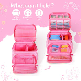 Top card binder pockets hold up to 30 cards for organized play
