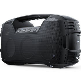 JIAHAYAU speaker front view showing powerful, clear sound for outdoor gatherings.