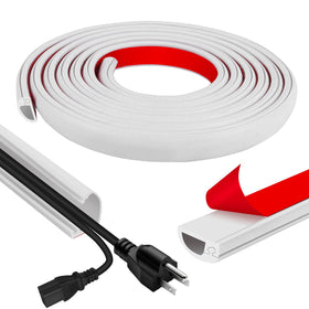 JAHOMFAI cord wall cover on the wall conceals cables neatly, reducing clutter.