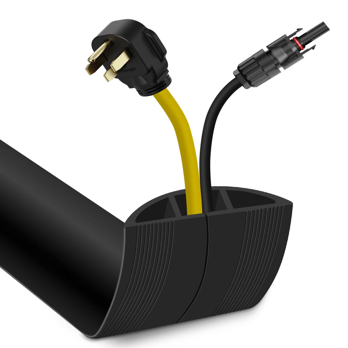 JAHOMFAI floor cord cover 10ft protector hides cables and reduces hazards