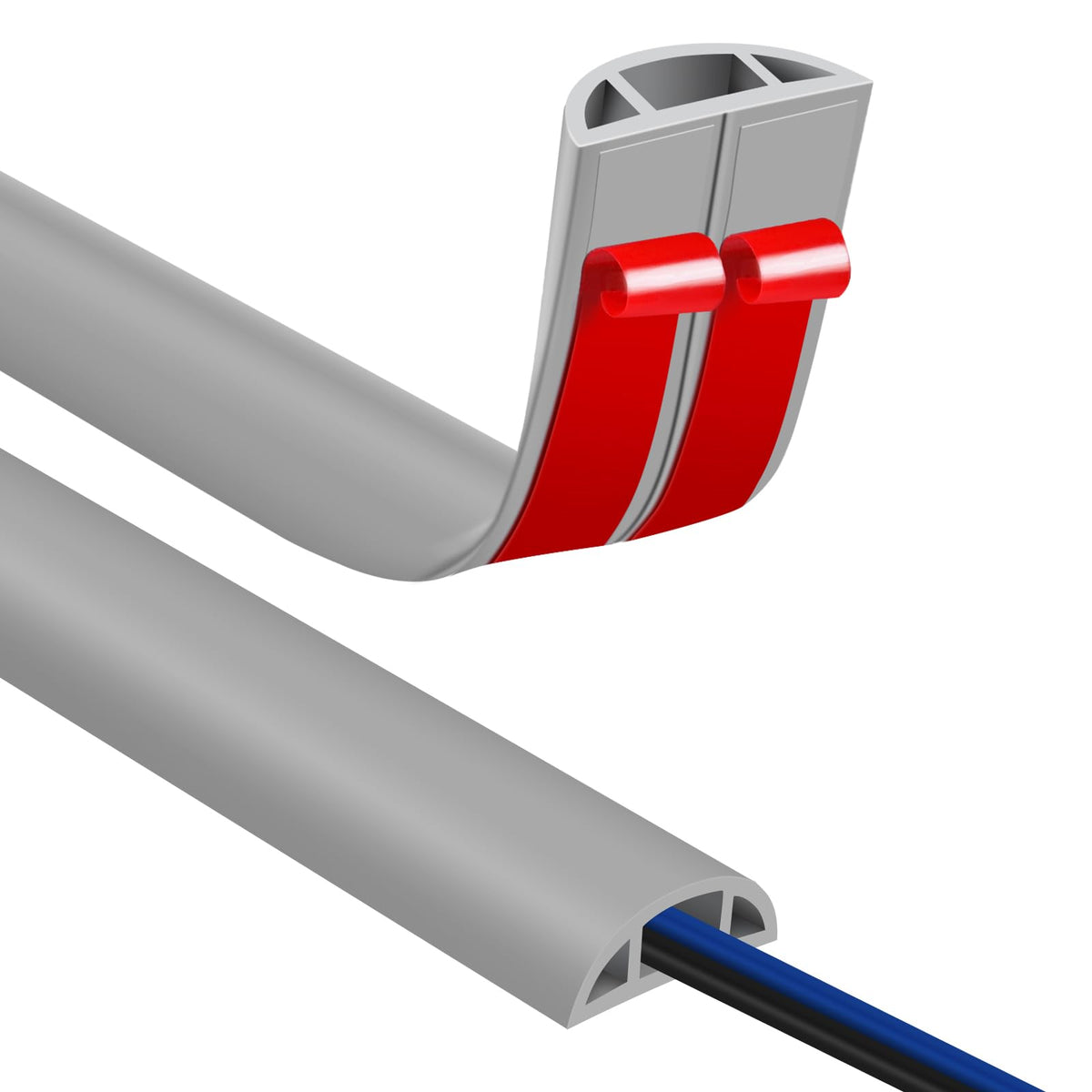 JAHOMFAI front packaging showing 20FT cord cover for tidy cable runs