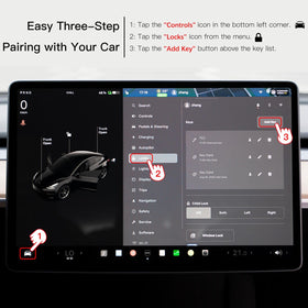 Jakcom T1 Smart Ring replacing a traditional car card key for Model 3 Y S X