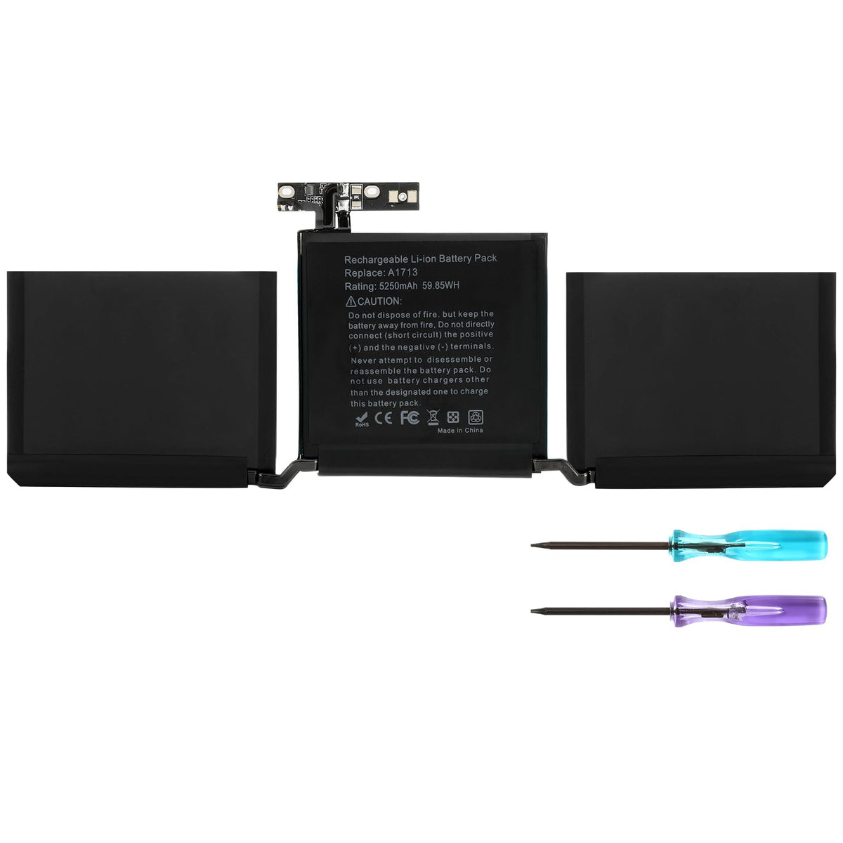 Jalaxbeat A1708 battery pack ready for MacBook Pro 13-inch, longer daily use